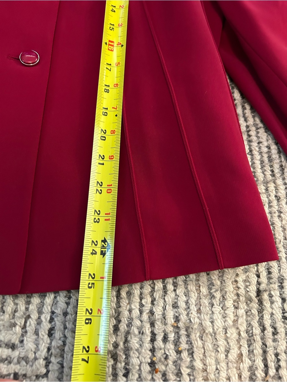 Kasper Women’s Size 8 Magenta Skirt Suit With Floral Scarf Career Church wedding - Picture 8 of 12